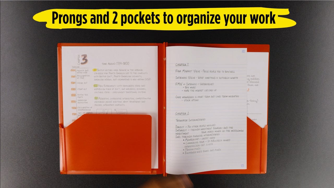 Amazon.com : Five Star 2-Pocket Folder + Study App, 4 Pack